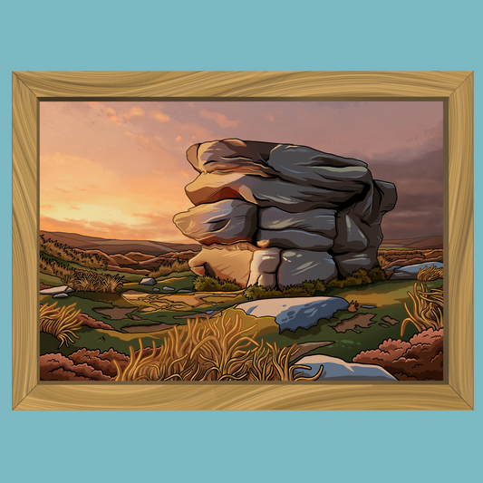 Eagle Stone - Art Print - Professor Broke