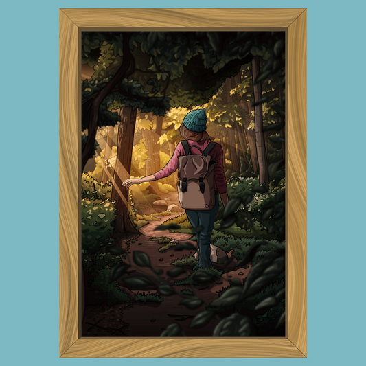 I Will Follow You Into The Dark - Art Print - Professor Broke