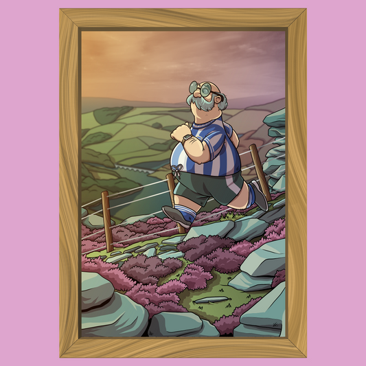 Run to the Hills - Art Print - Professor Broke