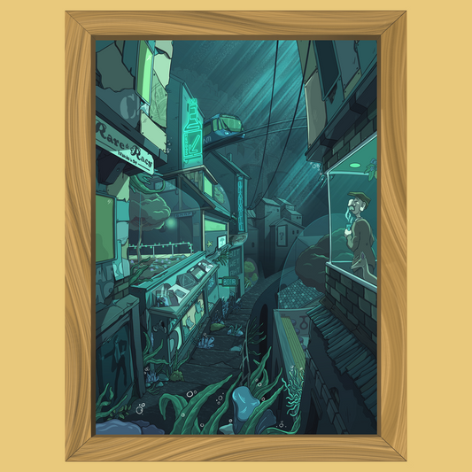 The Great Flood of 2023 - Art Print - Professor Broke