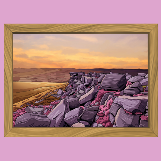 Stannage Edge - Art Print - Professor Broke