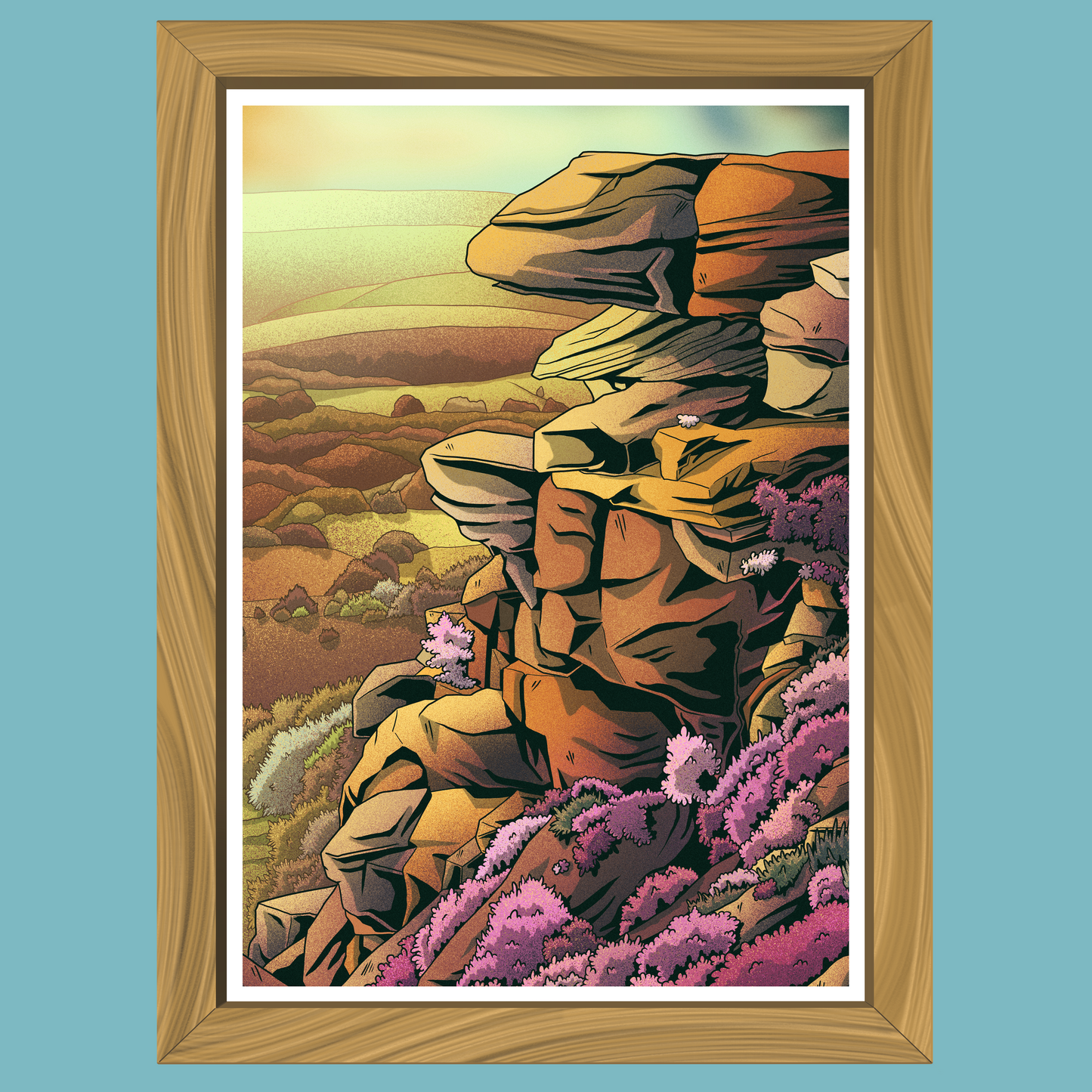 Curbar Edge - Art Print - Professor Broke