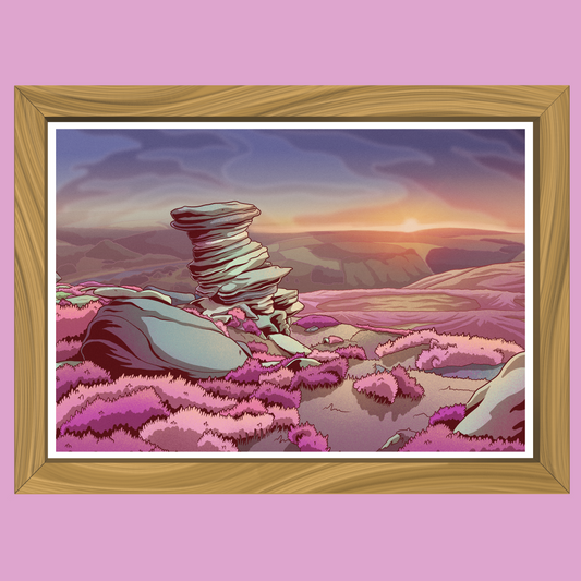 Derwent Edge - Art Print - Professor Broke