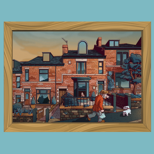 These Hills Get Bigger... - Art Print - Professor Broke