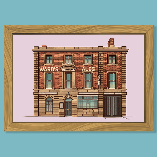 Shakespeares Pub - Art Print - Professor Broke